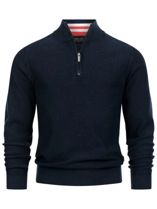 Foto van product INDICODE JEANS Trui ' Bull ' navy