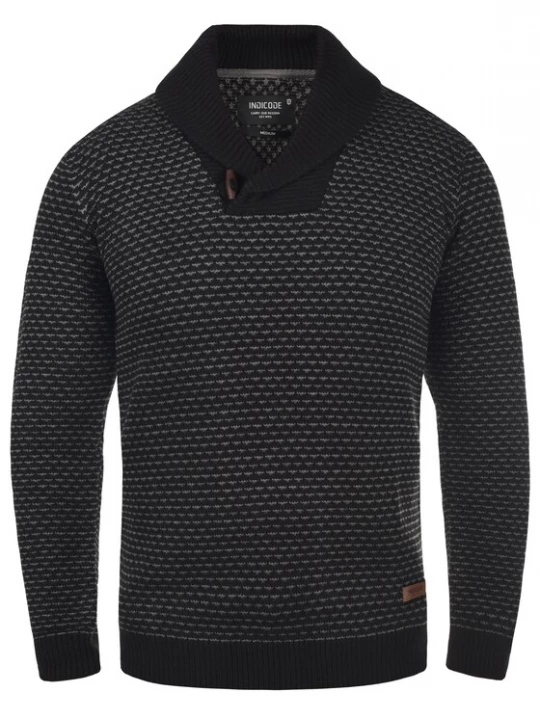 Foto van product INDICODE JEANS Trui 'Copent' grijs / zwart