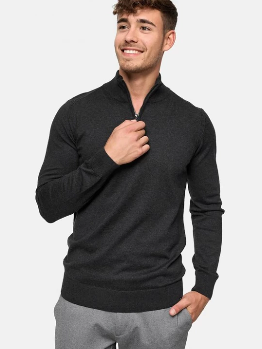 Foto van product INDICODE JEANS Trui 'Gore' zwart gemêleerd