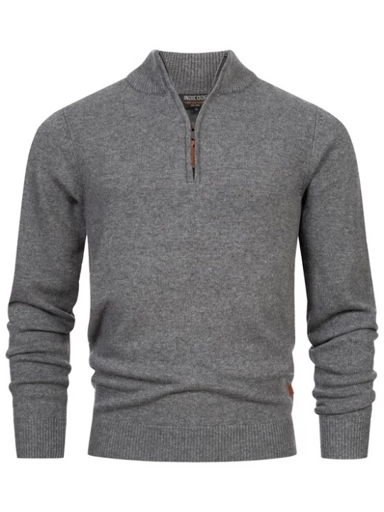 Foto van product INDICODE JEANS Trui grijs
