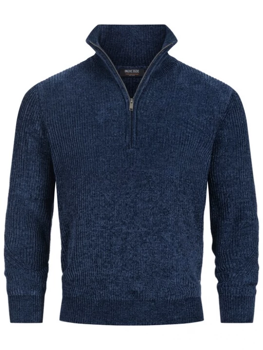 Foto van product INDICODE JEANS Trui 'INHunch' donkerblauw