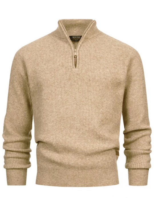Foto van product INDICODE JEANS Trui 'INPeace' beige