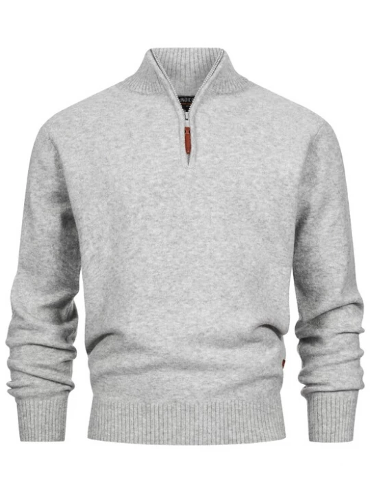 Foto van product INDICODE JEANS Trui 'INTrax' lichtgrijs