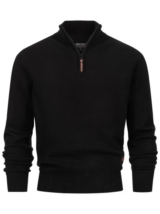 Foto van product INDICODE JEANS Trui 'INTrax' zwart