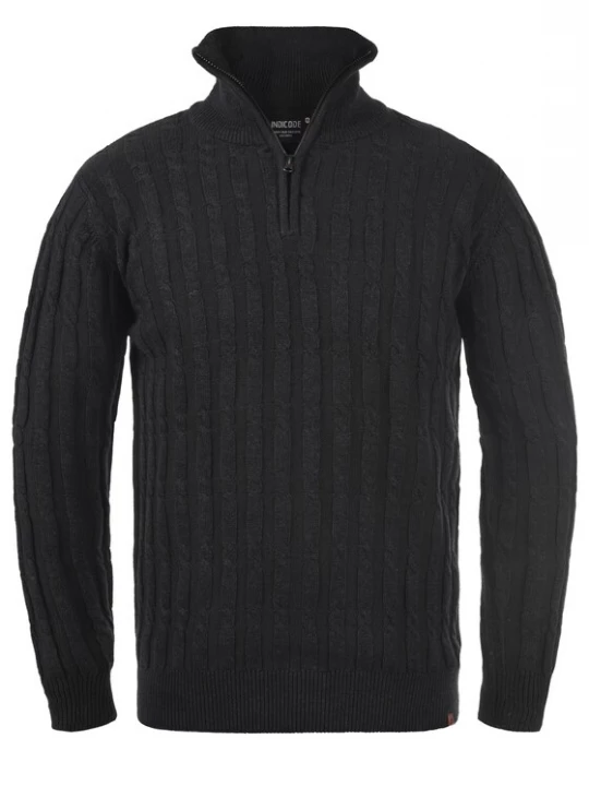 Foto van product INDICODE JEANS Trui 'Paulo' zwart