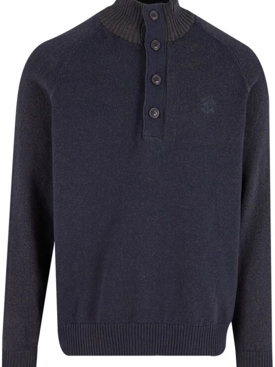 Foto van product INDICODE JEANS Trui 'Reje' donkerblauw / zwart