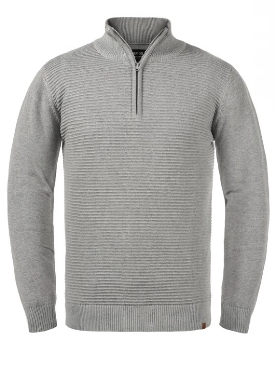 Foto van product INDICODE JEANS Trui 'Richard' lichtgrijs