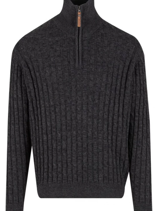 Foto van product INDICODE JEANS Trui 'Rufus' donkergrijs