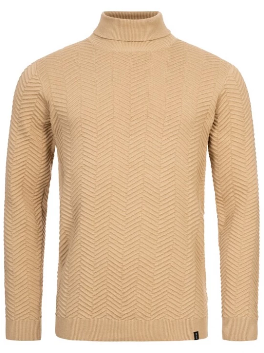 Foto van product INDICODE JEANS Trui 'Saini' beige