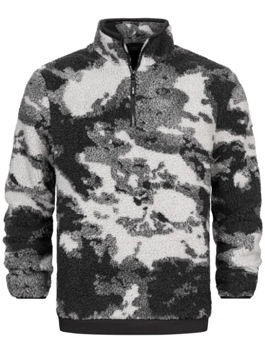 Foto van product INDICODE JEANS Trui 'Sofiane' zwart / wit