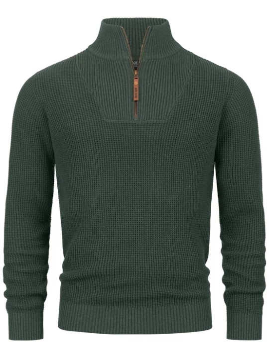 Foto van product INDICODE JEANS Trui 'Yassip' donkergroen