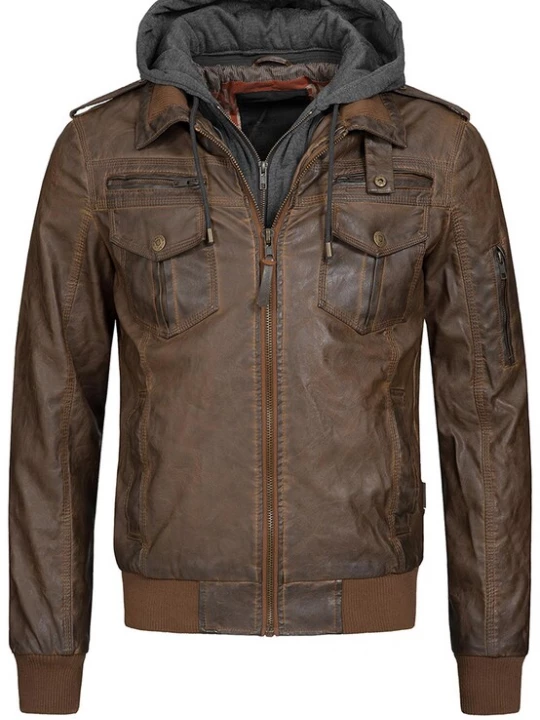 Foto van product INDICODE JEANS Tussenjas 'Aaron' bruin