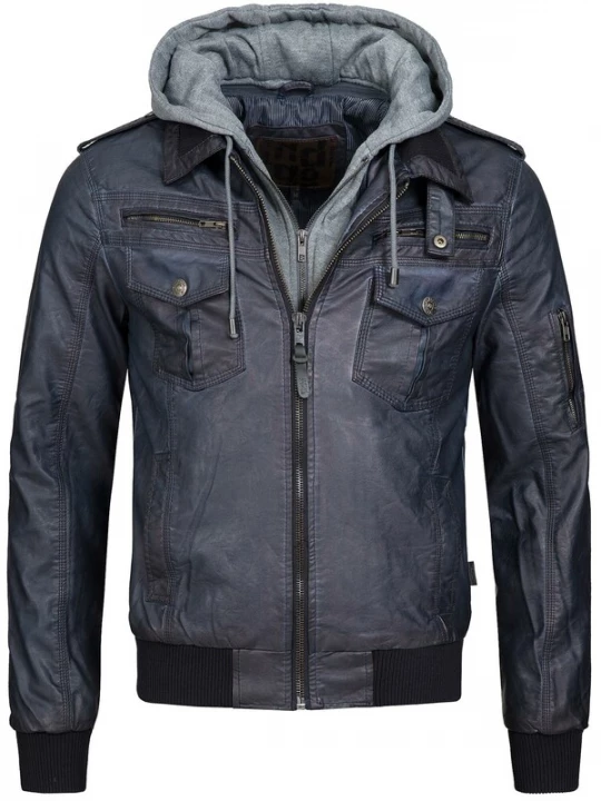 Foto van product INDICODE JEANS Tussenjas 'Aaron' donkerblauw
