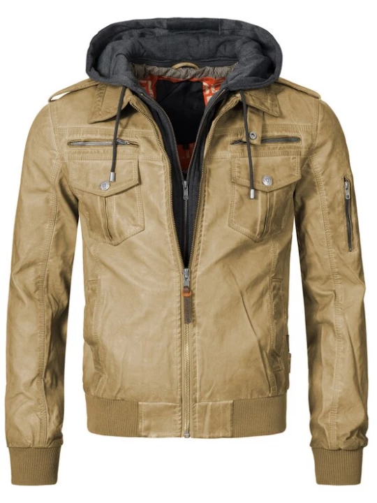 Foto van product INDICODE JEANS Tussenjas 'Aaron' sand