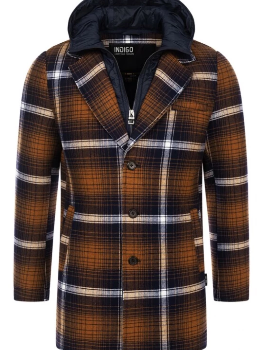 Foto van product INDICODE JEANS Tussenjas ' Apostolos ' blauw / bruin / grijs