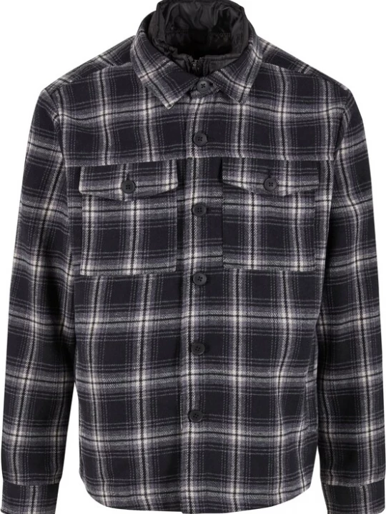 Foto van product INDICODE JEANS Tussenjas 'Benito' grijs / zwart / wit