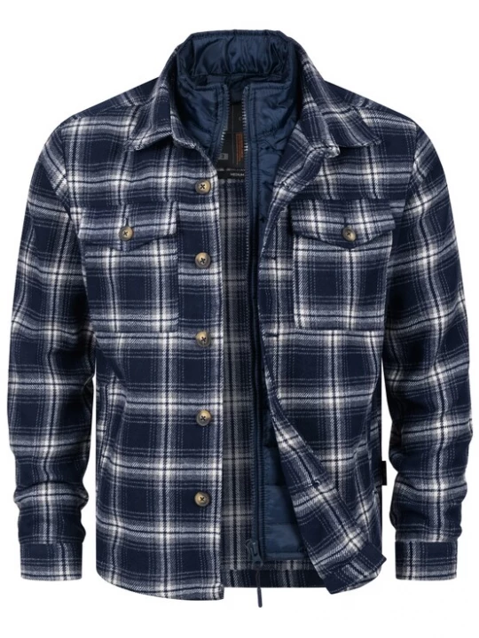 Foto van product INDICODE JEANS Tussenjas blauw / wit