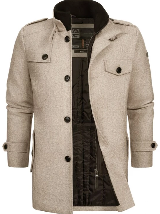 Foto van product INDICODE JEANS Tussenjas 'Brandon' greige