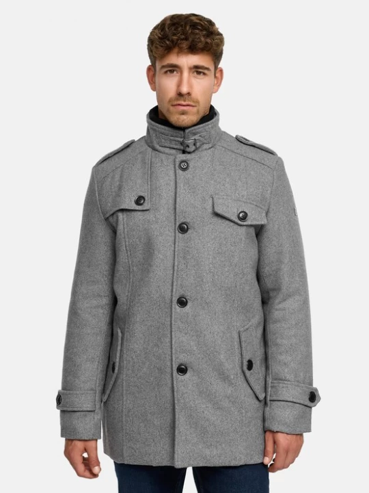 Foto van product INDICODE JEANS Tussenjas 'Brandon' lichtgrijs