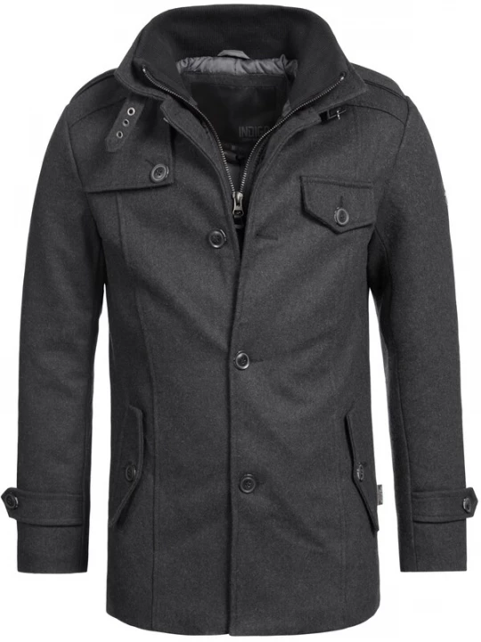 Foto van product INDICODE JEANS Tussenjas 'Brandon' zwart