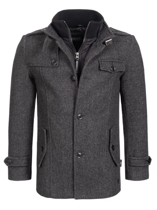Foto van product INDICODE JEANS Tussenjas 'Brandon' zwart
