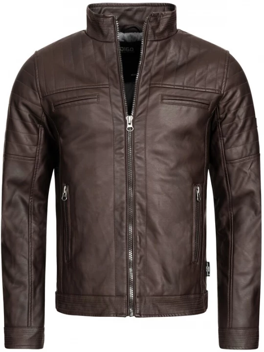 Foto van product INDICODE JEANS Tussenjas 'Brook' donkerbruin