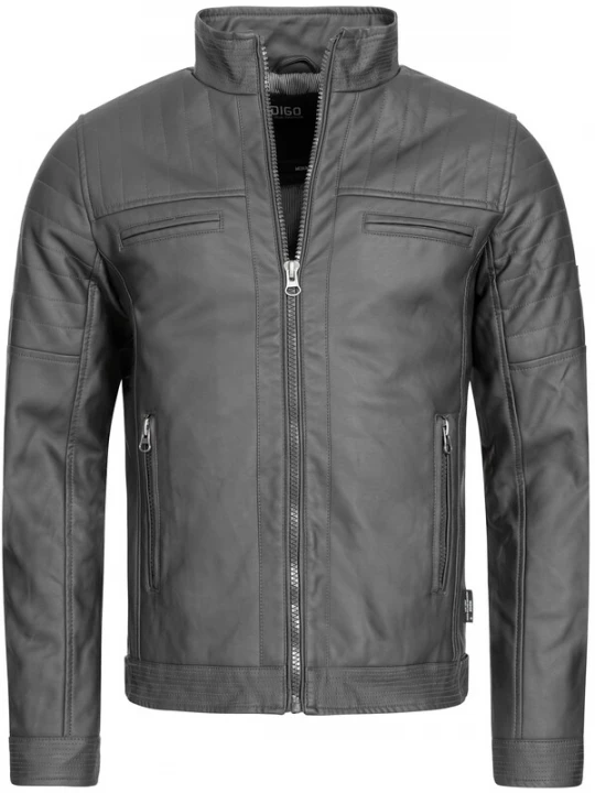 Foto van product INDICODE JEANS Tussenjas 'Brook' zilvergrijs