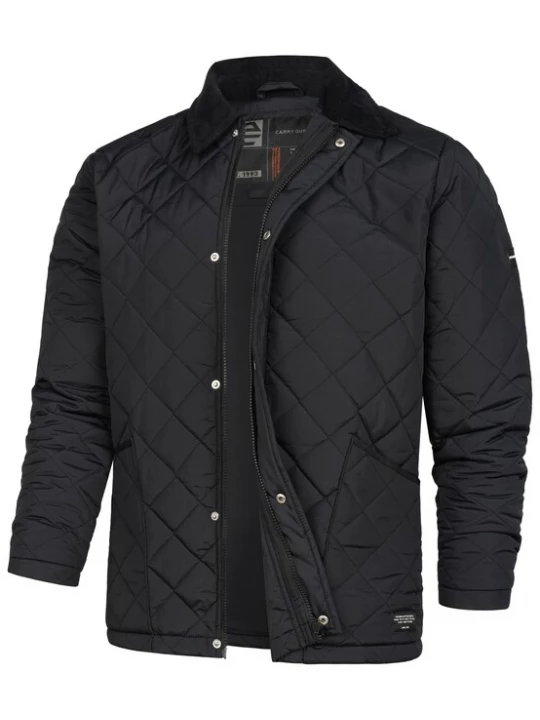 Foto van product INDICODE JEANS Tussenjas 'Dram' zwart