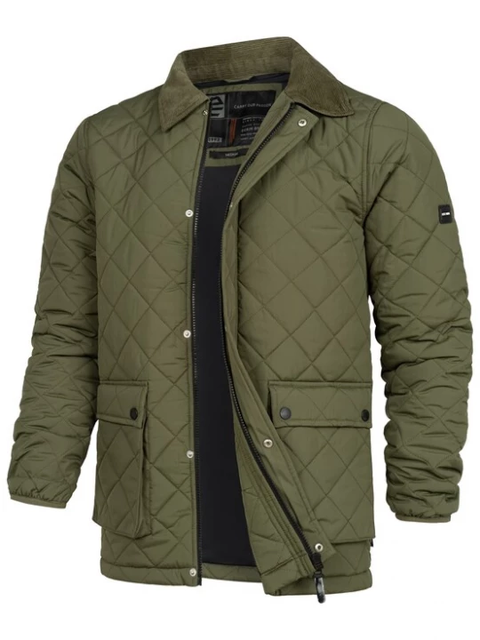 Foto van product INDICODE JEANS Tussenjas 'Drills' olijfgroen