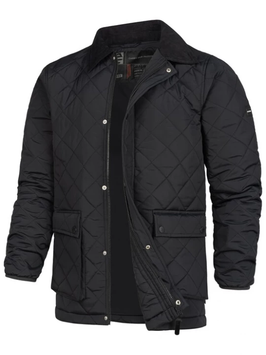 Foto van product INDICODE JEANS Tussenjas 'Drills' zwart
