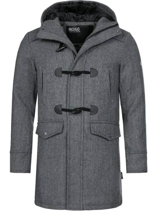 Foto van product INDICODE JEANS Tussenjas grijs gemêleerd / wit