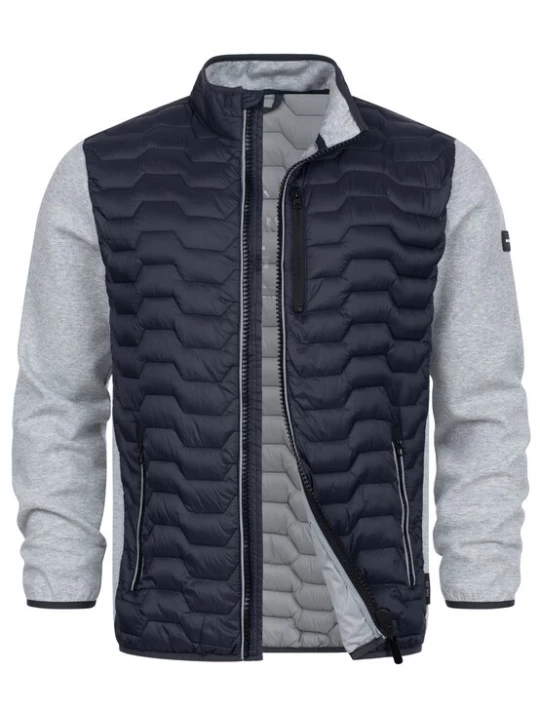 Foto van product INDICODE JEANS Tussenjas 'INErlando' nachtblauw / lichtgrijs