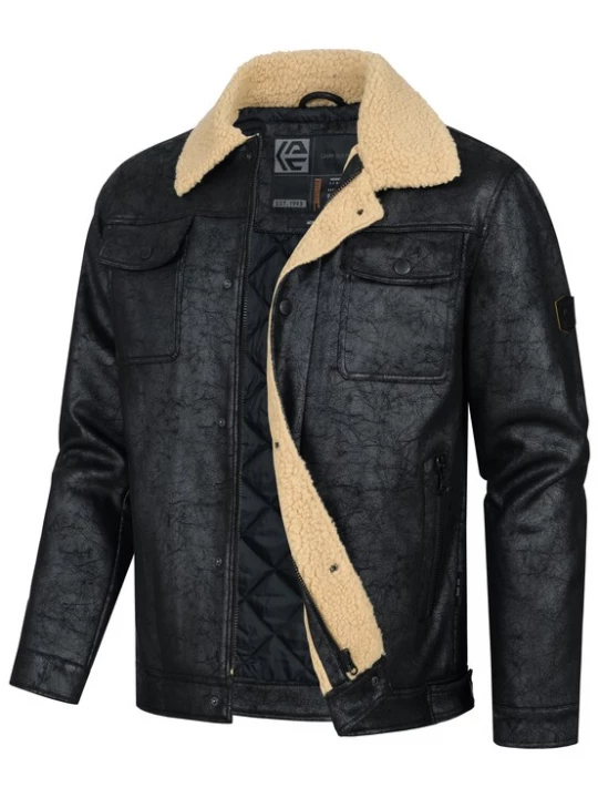 Foto van product INDICODE JEANS Tussenjas 'INVados' zwart
