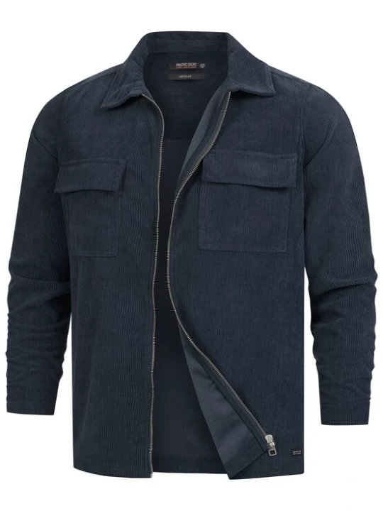 Foto van product INDICODE JEANS Tussenjas 'Nemoto' donkerblauw