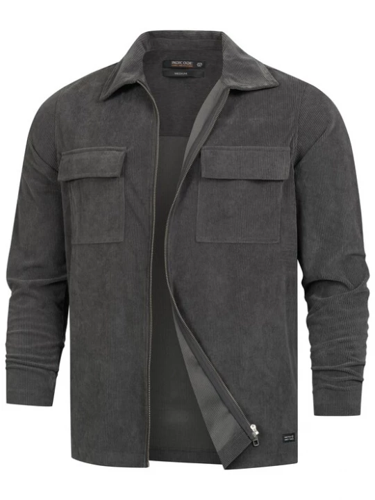 Foto van product INDICODE JEANS Tussenjas 'Nemoto' donkergrijs