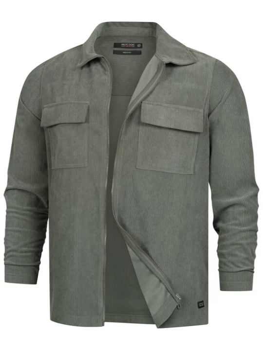Foto van product INDICODE JEANS Tussenjas 'Nemoto' pastelgroen