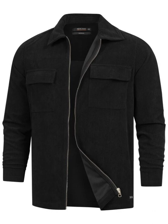 Foto van product INDICODE JEANS Tussenjas 'Nemoto' zwart