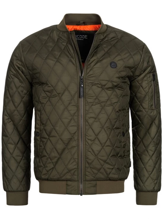 Foto van product INDICODE JEANS Tussenjas 'Novak' olijfgroen