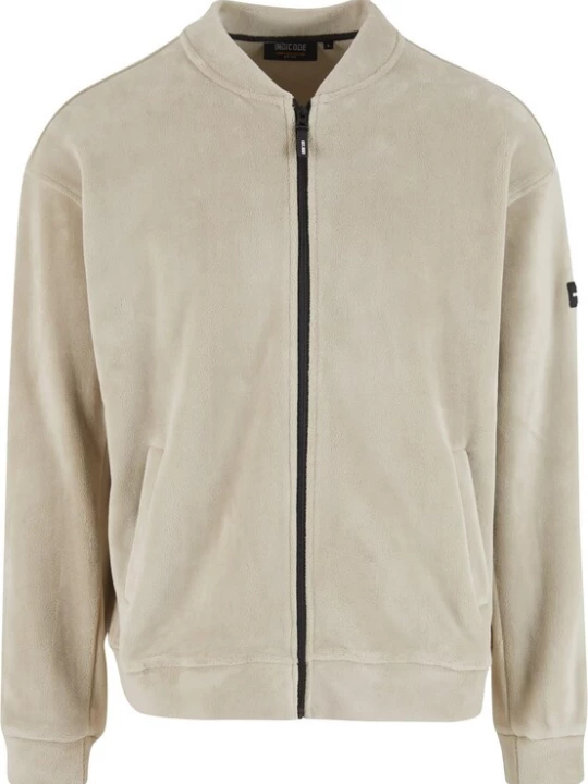 Foto van product INDICODE JEANS Tussenjas 'Quote' stone grey