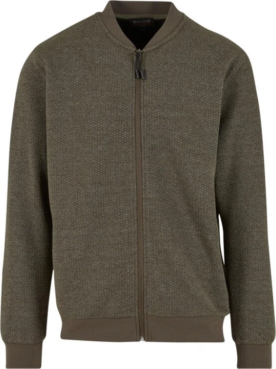 Foto van product INDICODE JEANS Tussenjas 'Stamos' groen gemêleerd