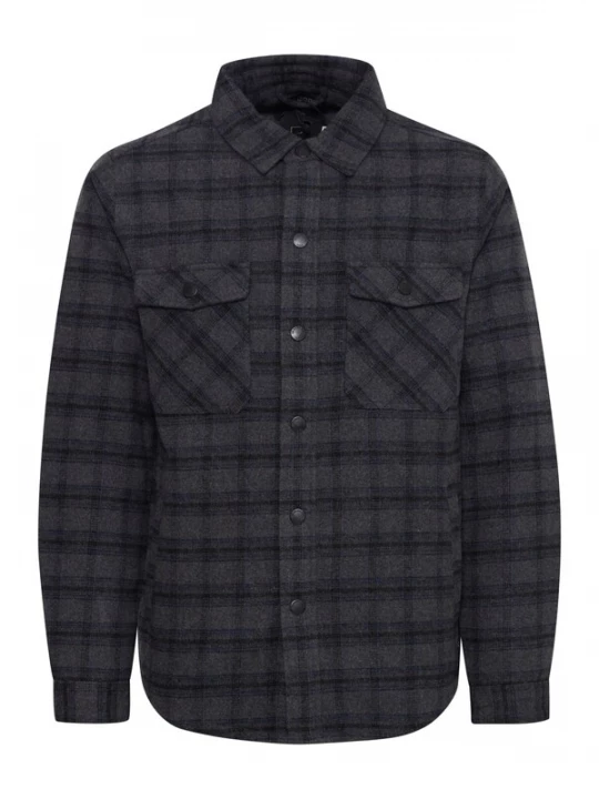 Foto van product INDICODE JEANS Tussenjas ' Valde ' donkergrijs / zwart
