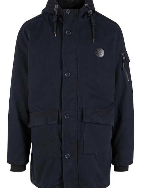 Foto van product INDICODE JEANS Tussenparka 'Idahoe' donkerblauw