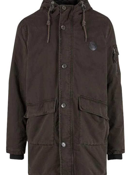 Foto van product INDICODE JEANS Tussenparka 'Idahoe' donkerbruin