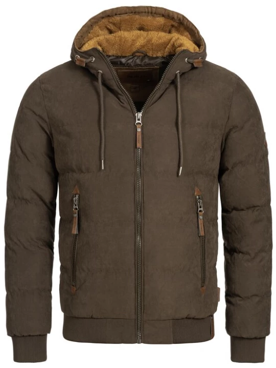 Foto van product INDICODE JEANS Winterjas 'Adeline' sepia