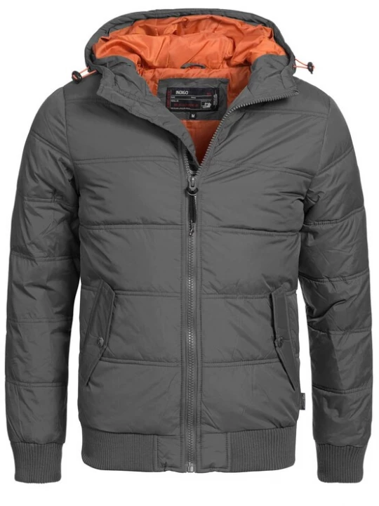 Foto van product INDICODE JEANS Winterjas 'Adrian ZA' grijs