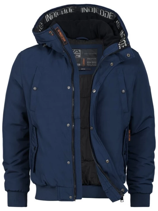Foto van product INDICODE JEANS Winterjas ' Albanos ' navy