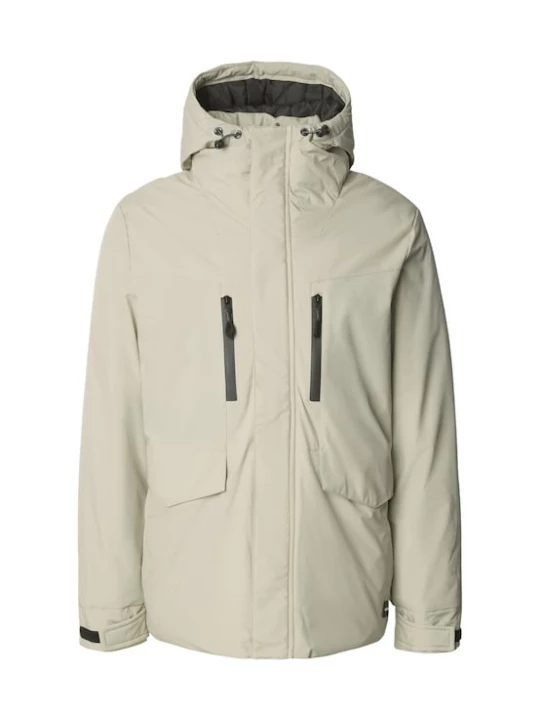Foto van product INDICODE JEANS Winterjas 'Benyol' stone grey