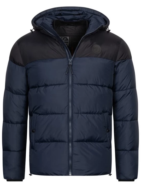 Foto van product INDICODE JEANS Winterjas 'Biviano' navy / zwart