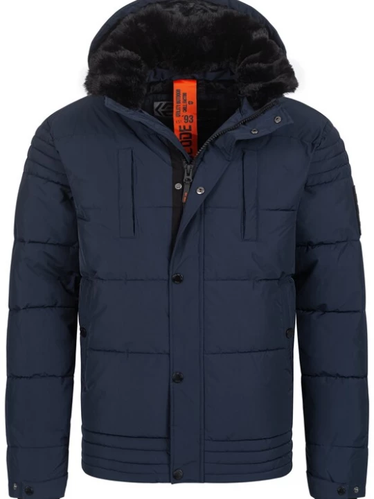 Foto van product INDICODE JEANS Winterjas 'Blaise' blauw