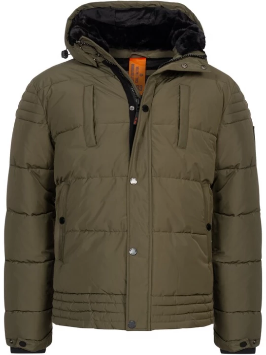 Foto van product INDICODE JEANS Winterjas 'Blaise' groen